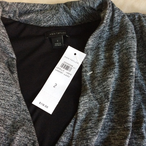 Ann Taylor Faux Wrap Knit Dress - Picture 6 of 6